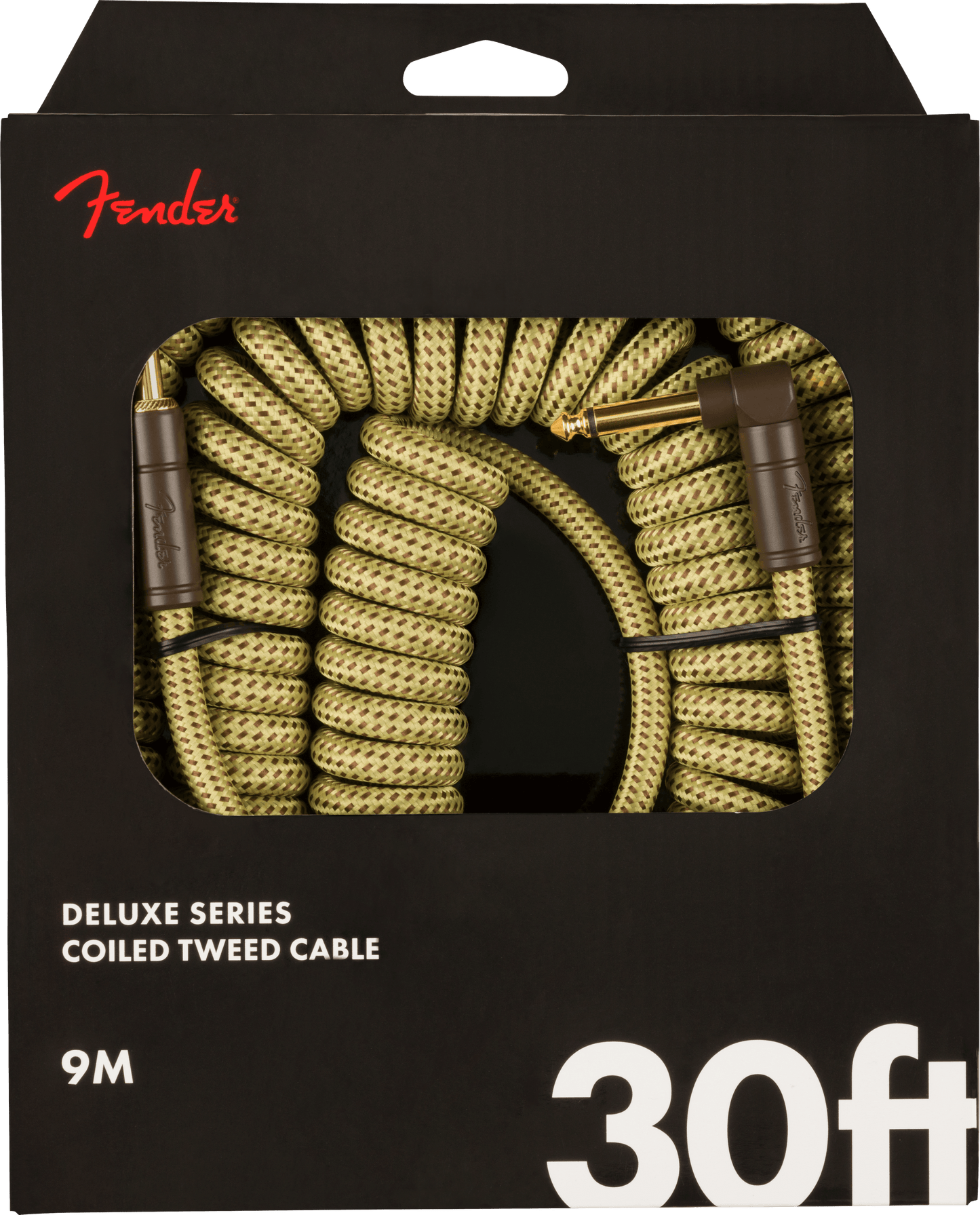 Deluxe Series Coil Cable, Tweed, 30'