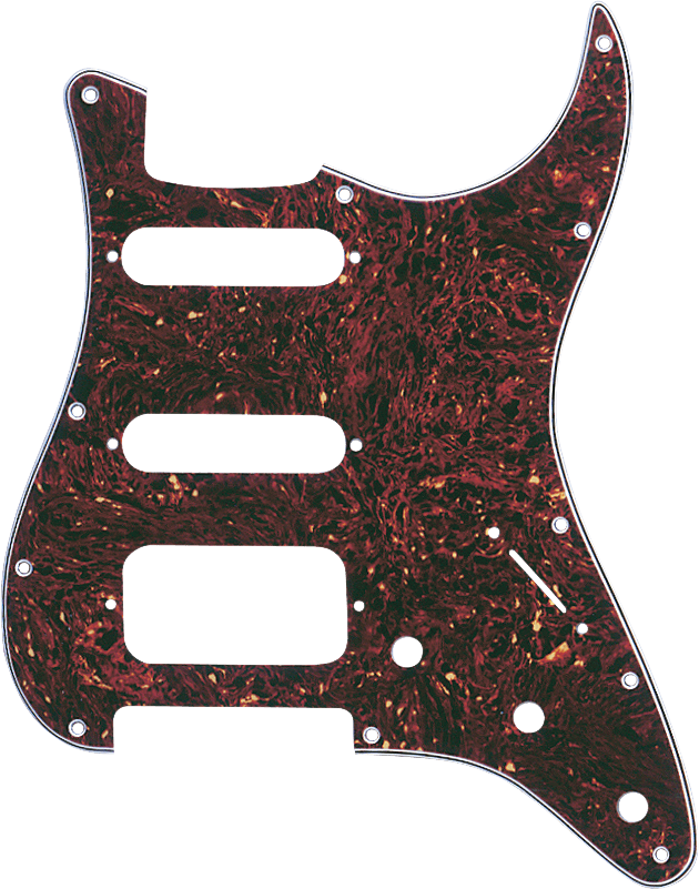 11-Hole Modern-Style Stratocaster H/S/S Pickguards