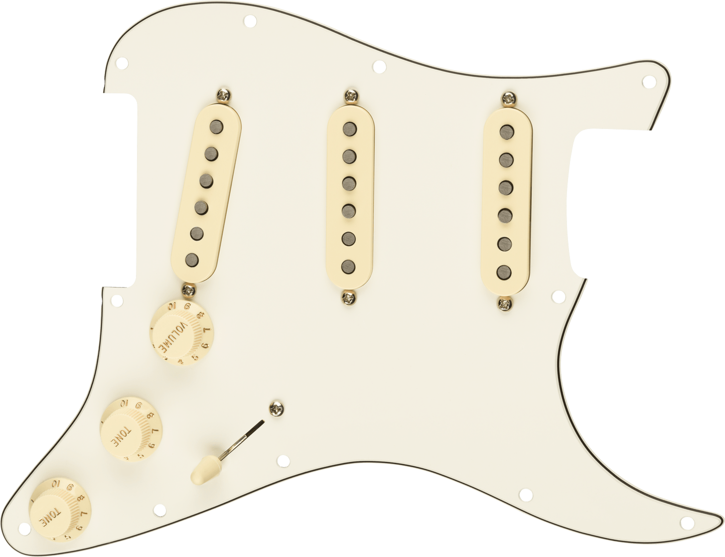 预接线 Strat® 护板,Tex-Mex SSS