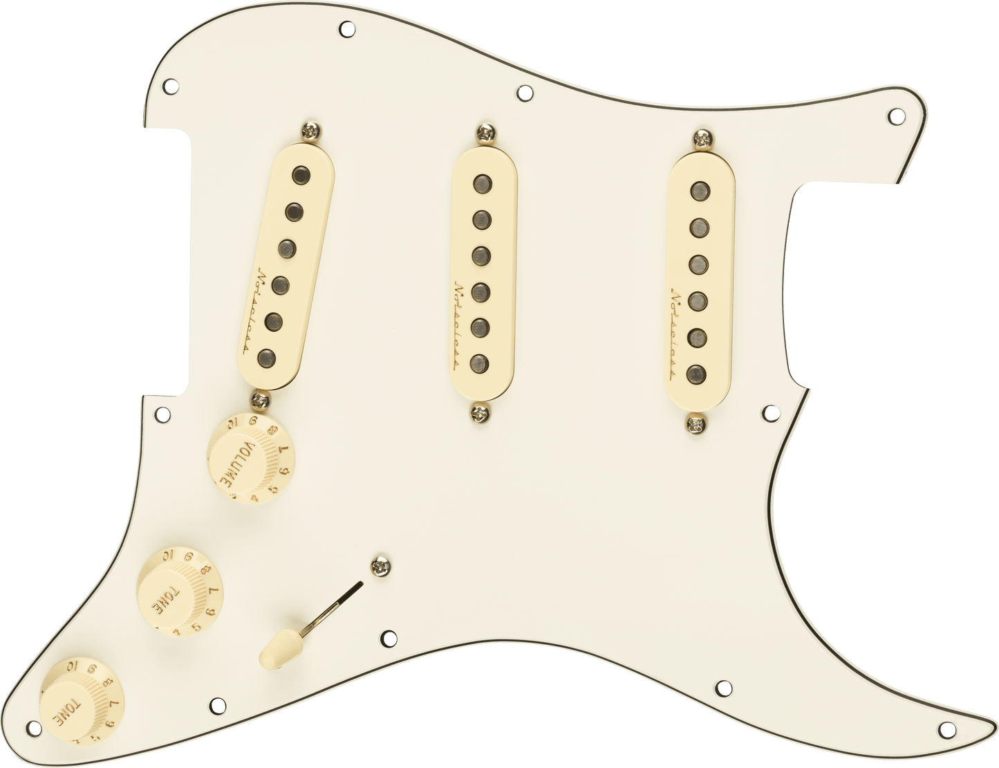 预接线 Strat® 护板,复古无噪音 SSS