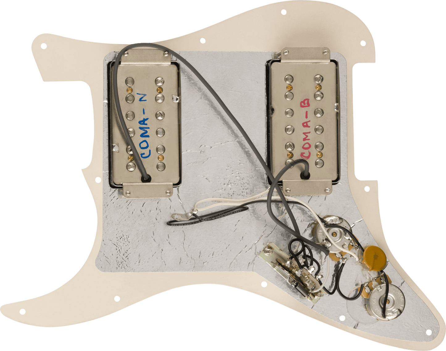Custom ML CuNiFe® Wide-Range Humbucker Pre-Wired Stratocaster® Pickguard