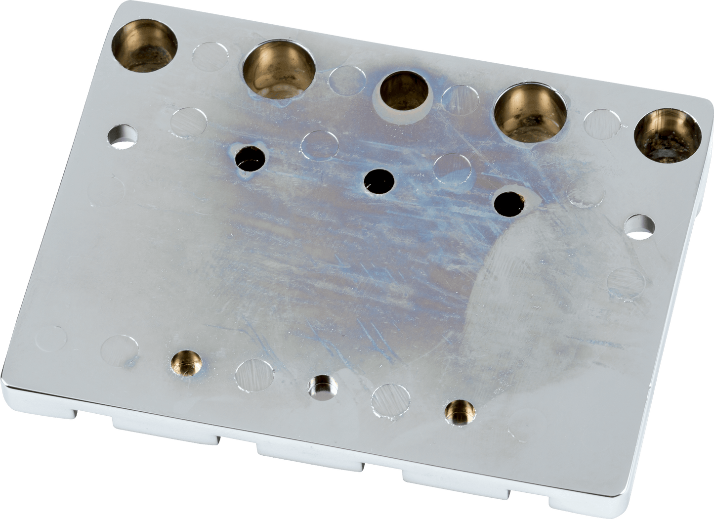 Fender® HiMass™ 4-String Bass Bridge Assembly With Zinc Saddles
