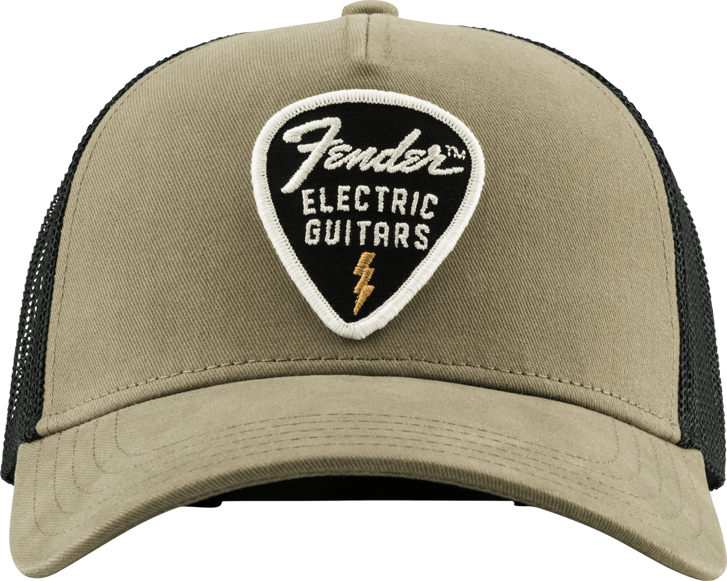 Fender® Snap Back Pick Patch 帽子,橄榄色