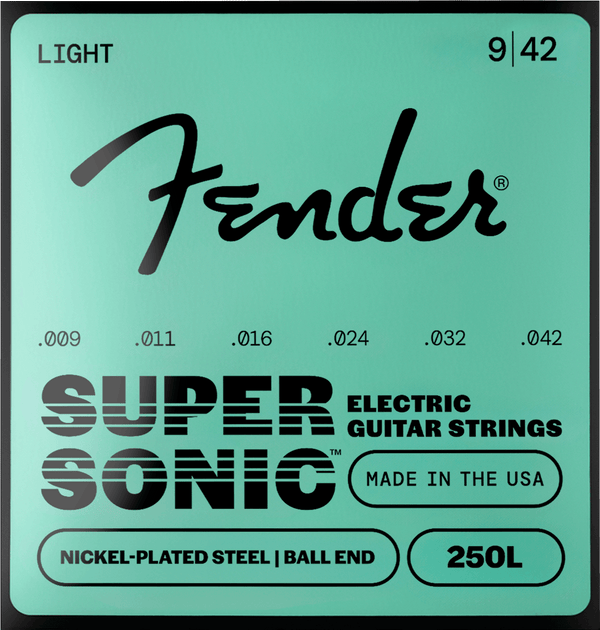 SuperSonic™ 250 Nickel-Plated Steel Guitar Strings (3-Pack) – Fender