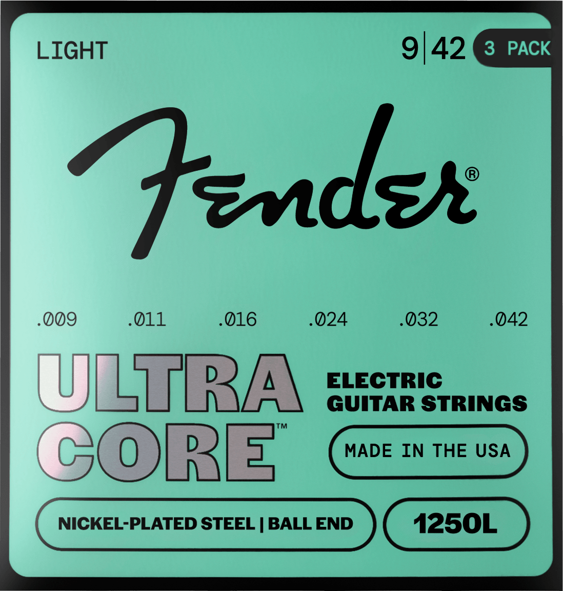 UltraCore™ 1250 Ball End Electric Guitar Strings (3-Pack)