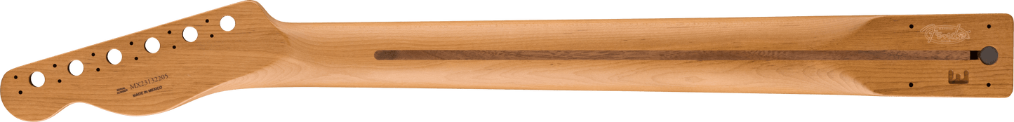 缎面烤枫木 Telecaster 琴颈，22 个大号品丝，12 英寸，扁平椭圆形