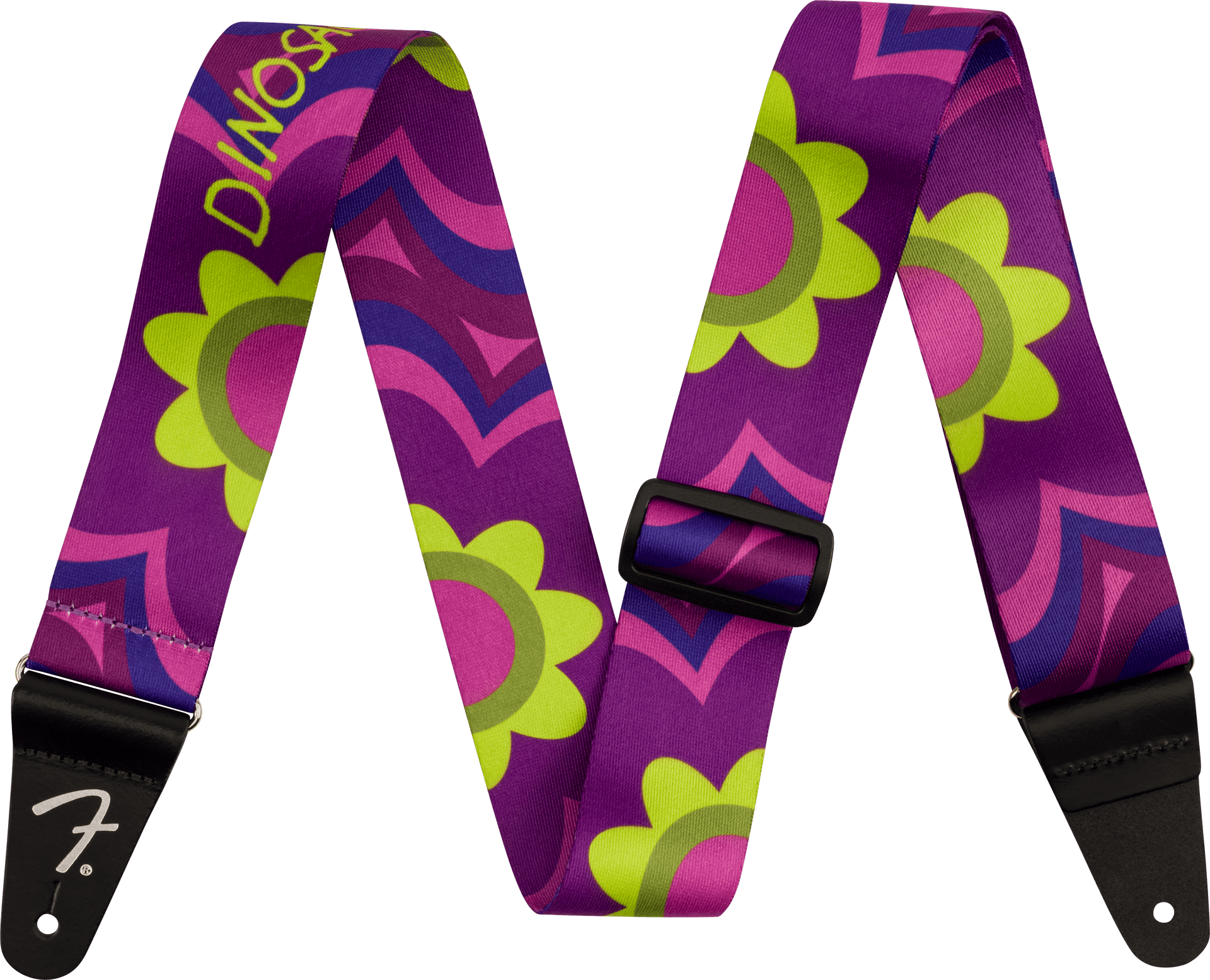 J Mascis Magenta Flower Strap – Fender
