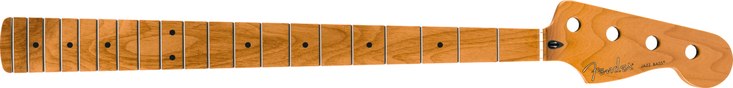 烤枫木 Jazz Bass® 琴颈，20 个中型大号品丝，9.5 英寸，枫木，C 形