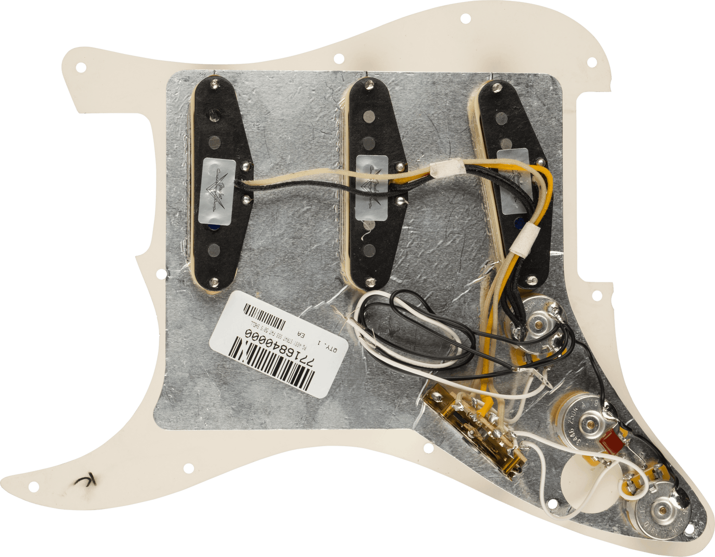 预接线 Strat® 护板，Custom Shop Fat 50's SSS