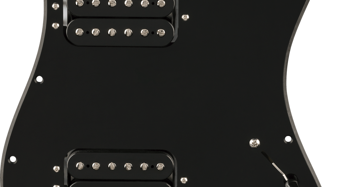 Pre-Wired Strat® Pickguard, Quadra Tap™ HH – Fender