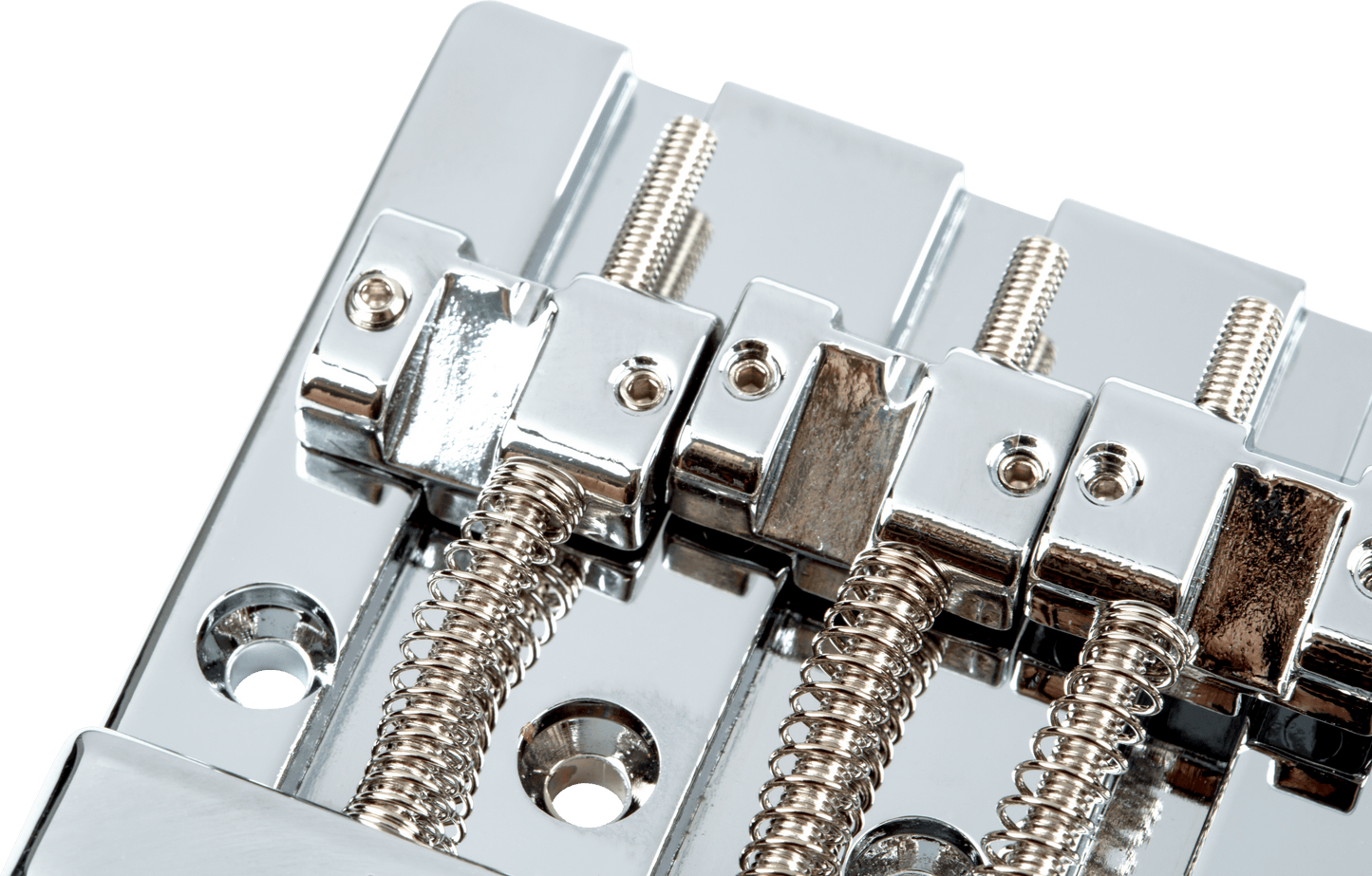 Fender HiMass 5弦ベースブリッジ クロム 真鍮製サドル付き Fender HiMass 5-Str Bass Bridge, Brass Saddles, Chrome | SportHiTech