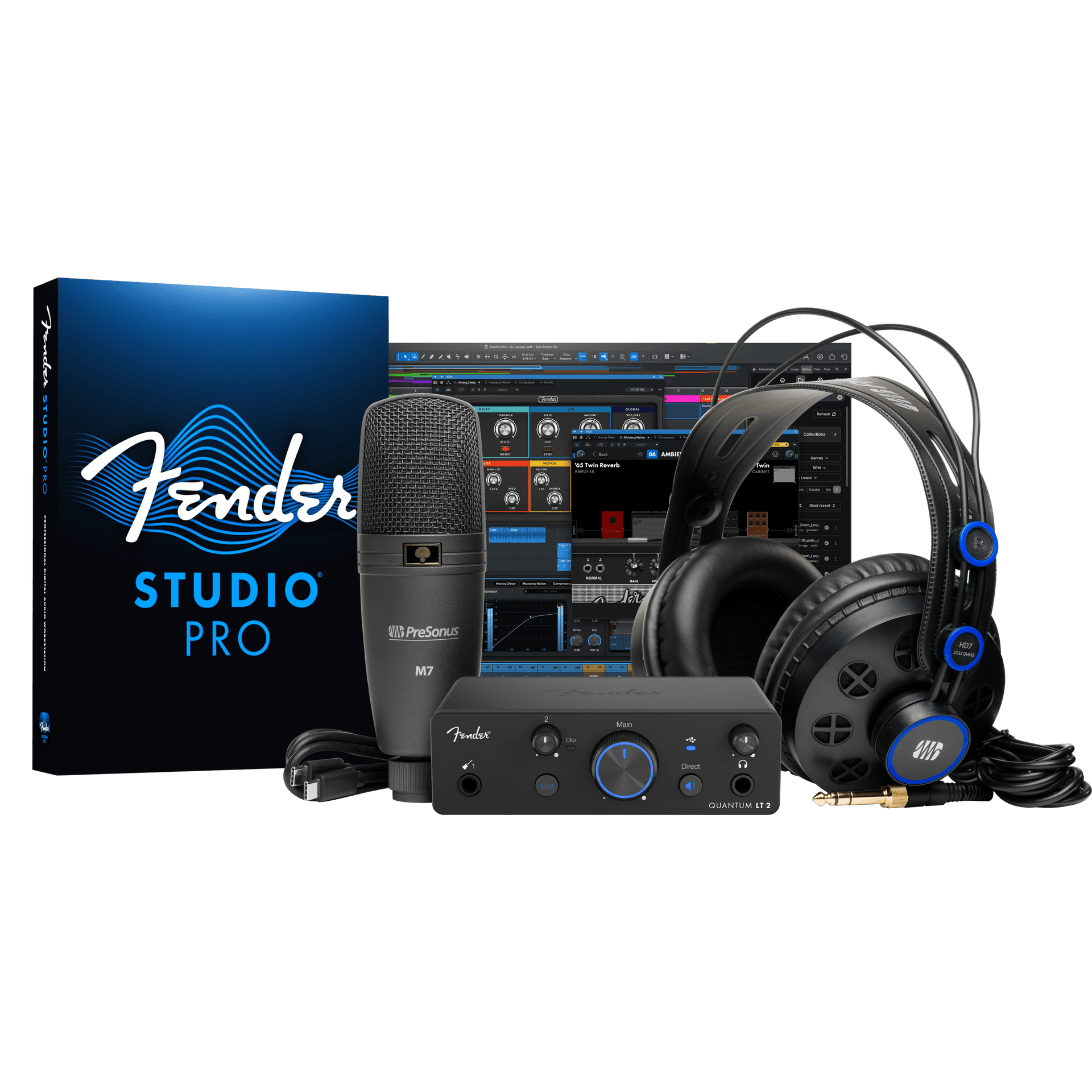 DTM・DAW Fender Quantum Creator Bundle 2777900201_fen_aud_frt_02_nr.