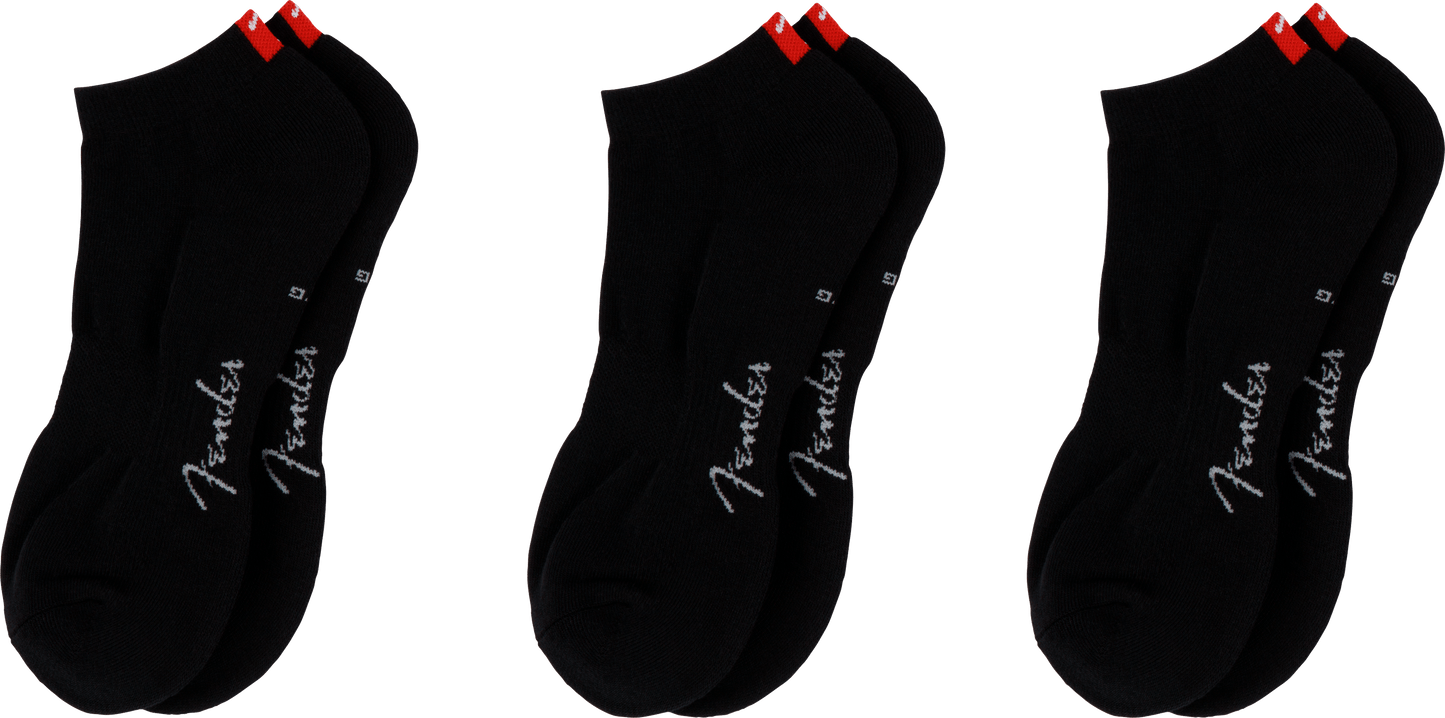 Fender® Back Tab Liner 袜套，3 件装