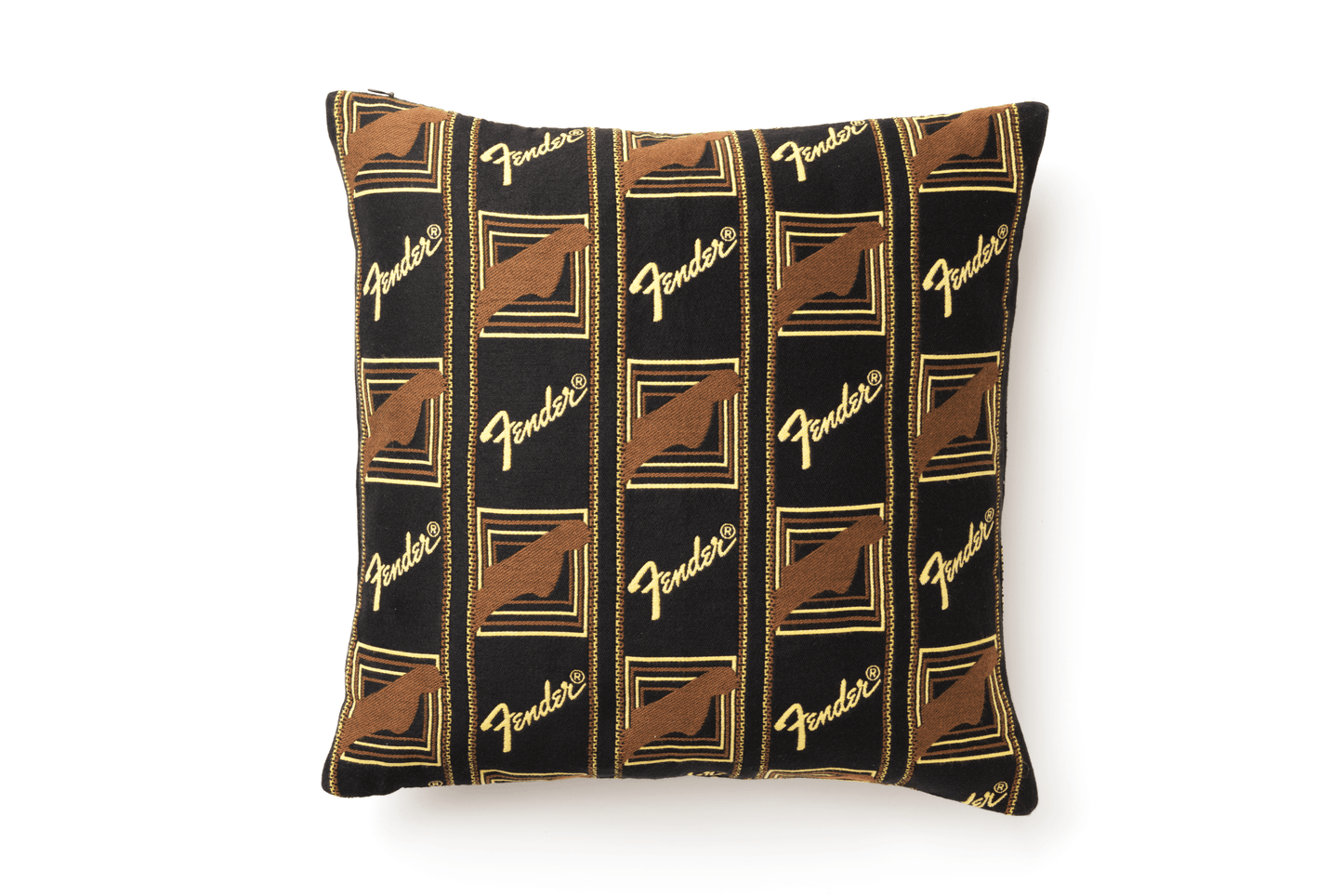 Fender® Monogrammed Pillow Cover/Yellow/Brown