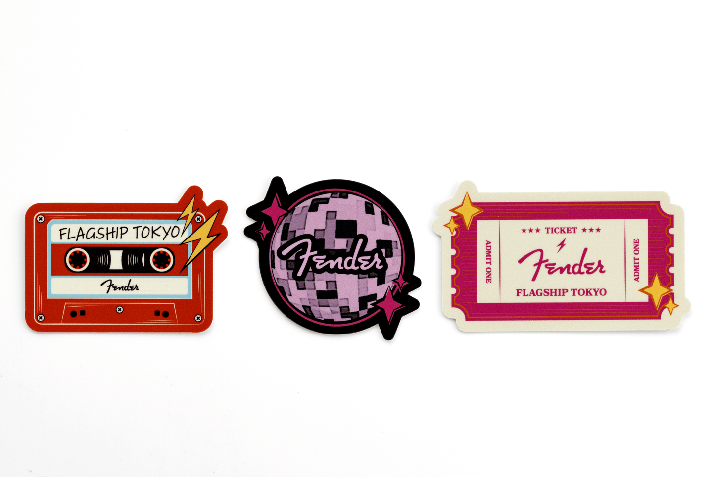 Fender® Tokyo Limited Sticker Pack Small