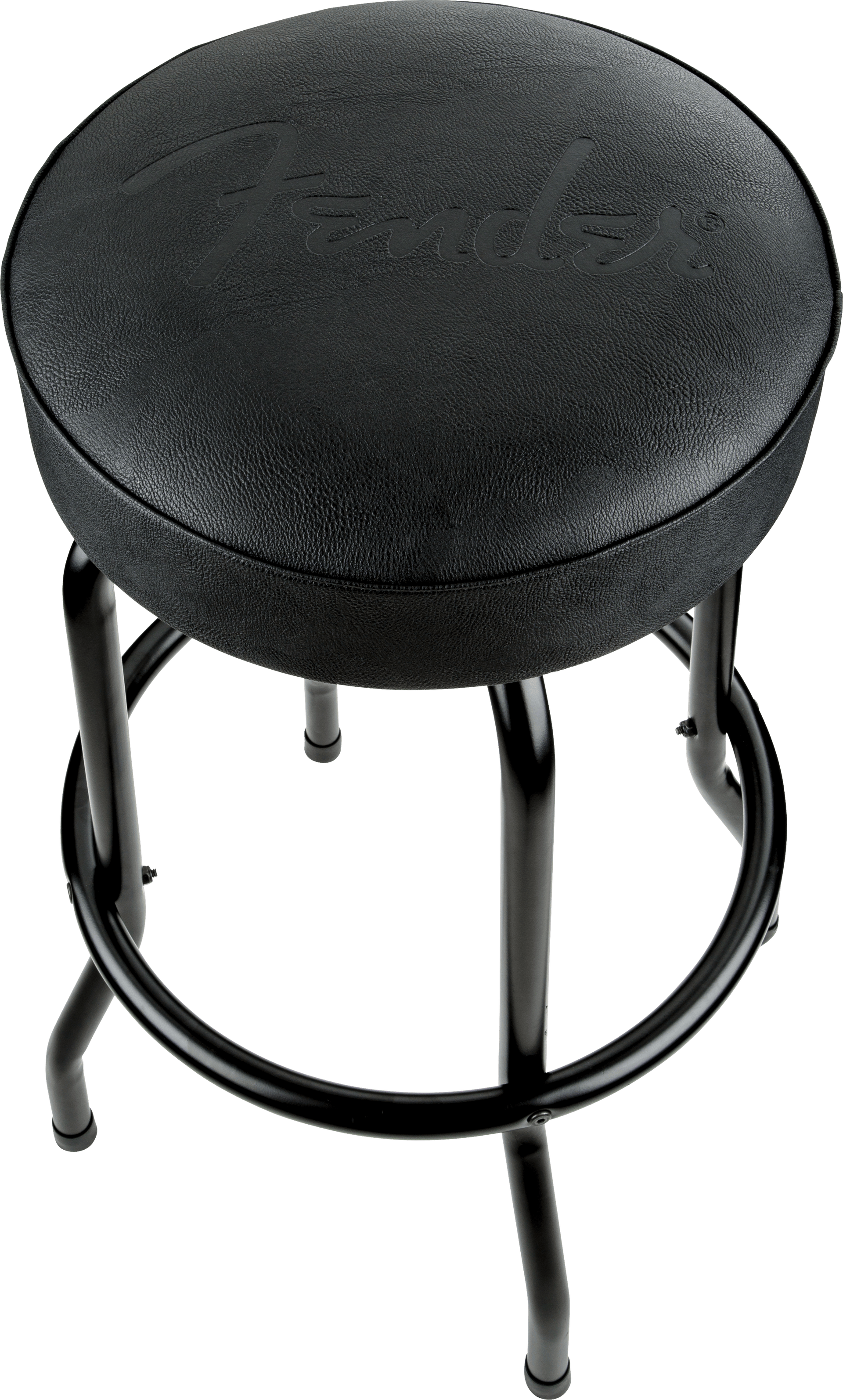 Fender® Embossed Black Logo Barstool, Black Fender® Embossed Black Logo Barstool, Black